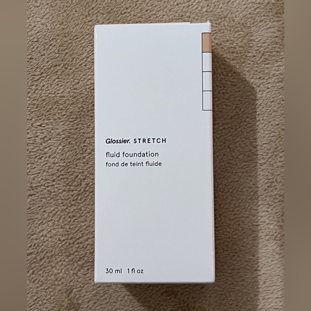 Glossier stretch fluid foundation shade Medium 2 light to medium coverage